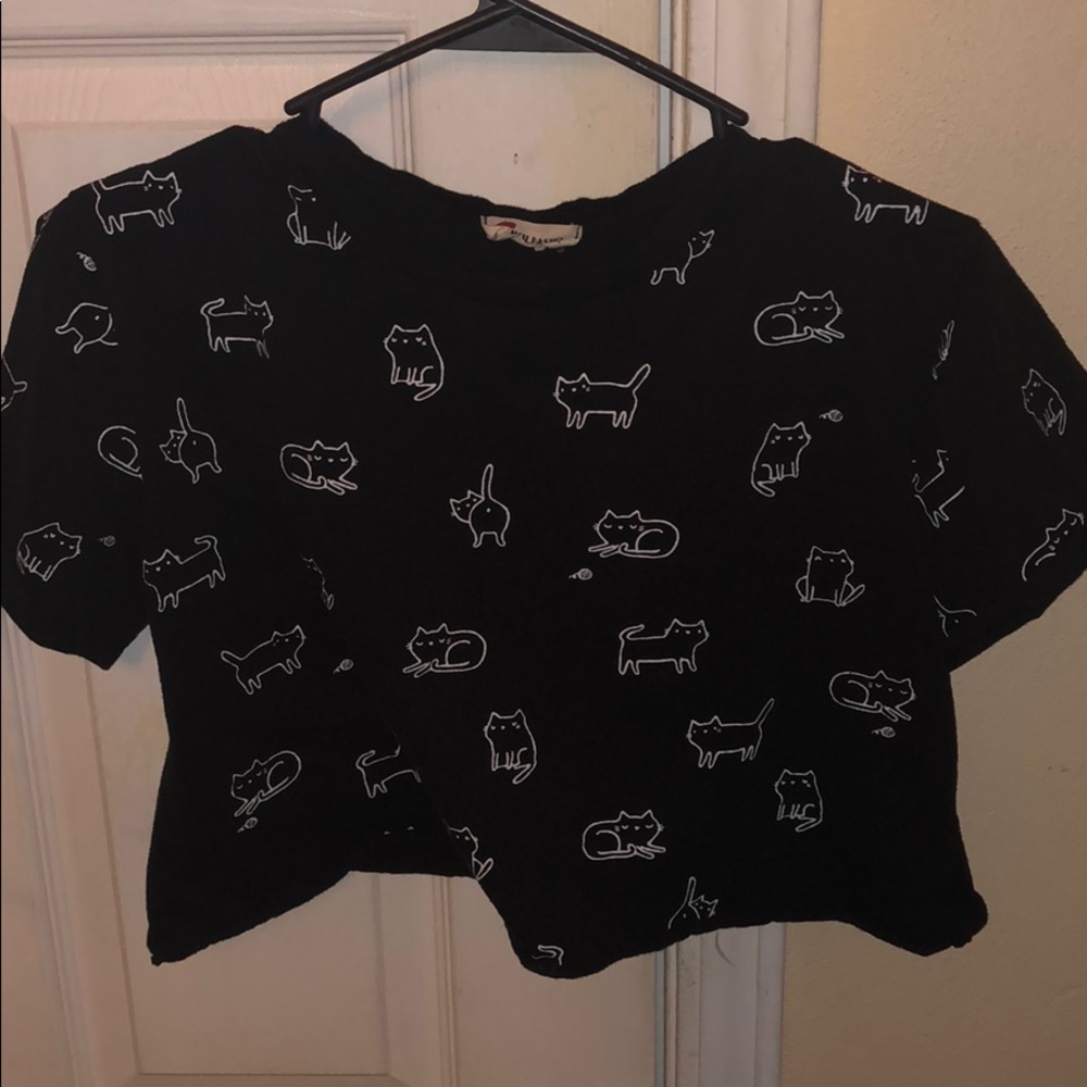 Cat crop top